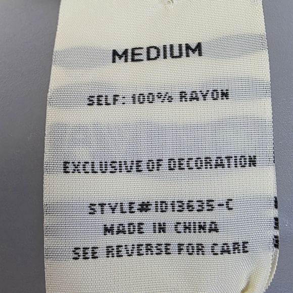 Flying Tomato Midi Boho Dress White Lace SZ Medium New - Picture 7 of 8